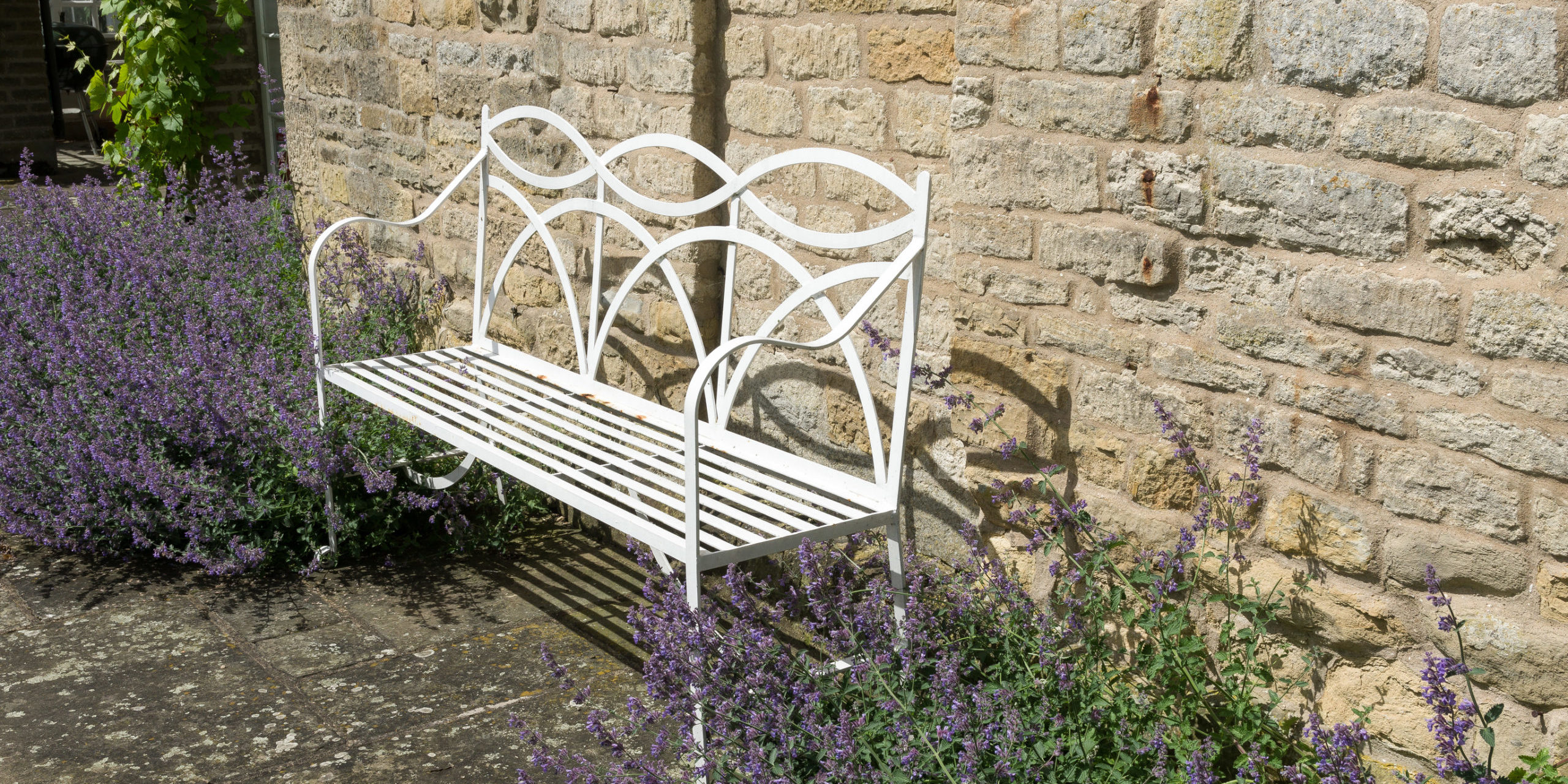 Steel Garden Seat-Flower Border-UK